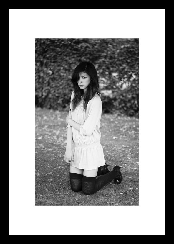 YOUNG GIRL IN PARK by THORSTEN OVERGAARD 